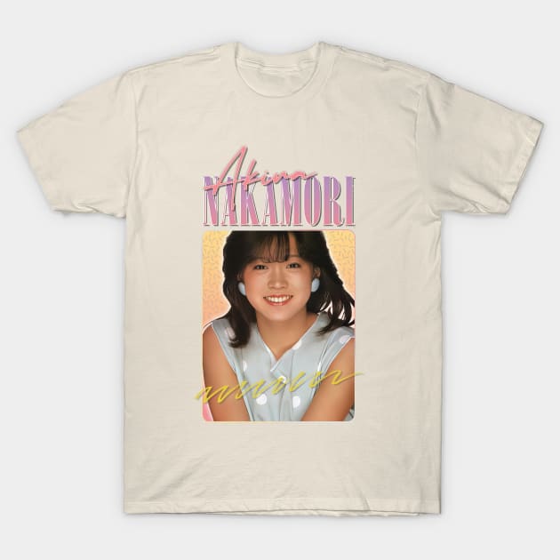 Akina Nakamori -- Retro 80s T-Shirt by DankFutura